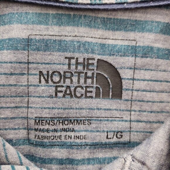 North Face Men's Short Sleeve Button-Down Shirt Size Large - Picture 4 of 4